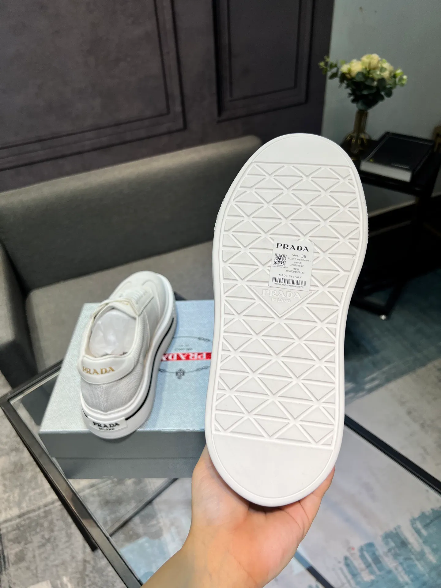 Men's shoes 💰580 [PRADA] Men's shoes are popular in the counter, the official website is synchronized, 1 high-quality shipment ✔️ Original frosted cowhide + cowhide lining, 1🆚1 replica, original sole, 38-45 (45 customized, non-refundable)